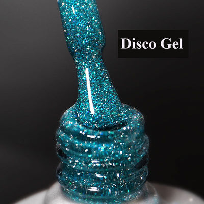 Het UV Geleide Discogel Pools schittert Diamond Nail Foil Gel